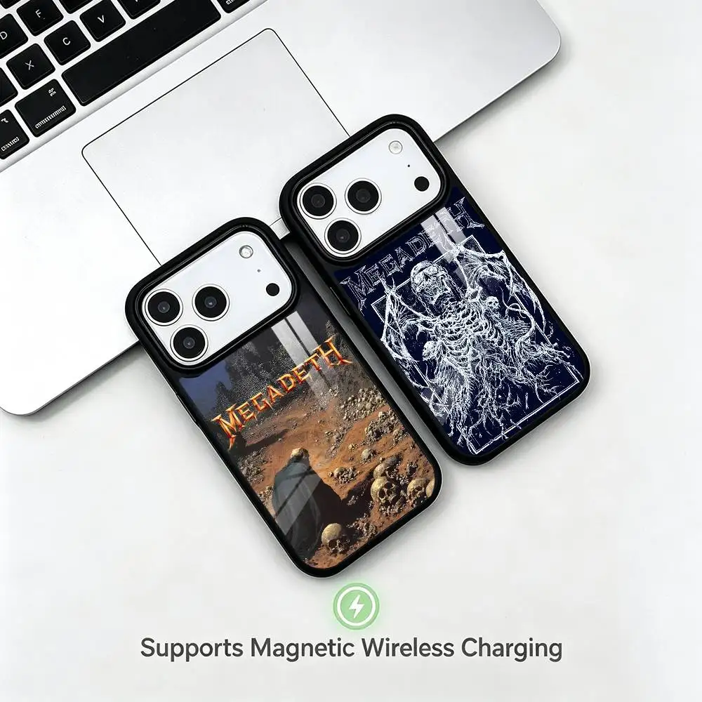 Thrash Metal M-Megadeth  gift Phone Case For iPhone17,16,15,14,13,12,11 Plus,Pro Compatible with magnetic wireless charging
