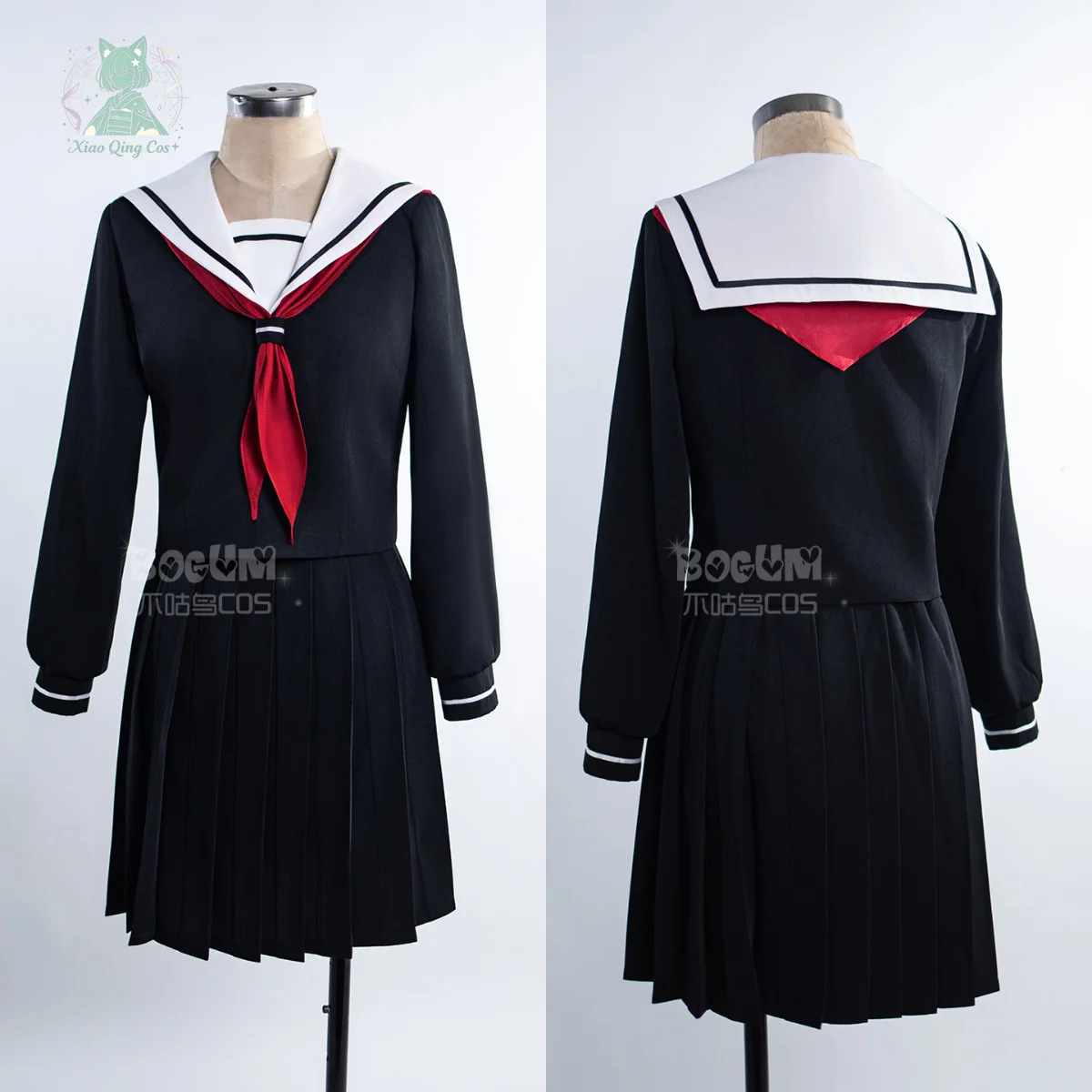 Hell Girl Ai Enma Cosplay Costume Sailor Uniform JK School Outfit Full Set xiaoiqng