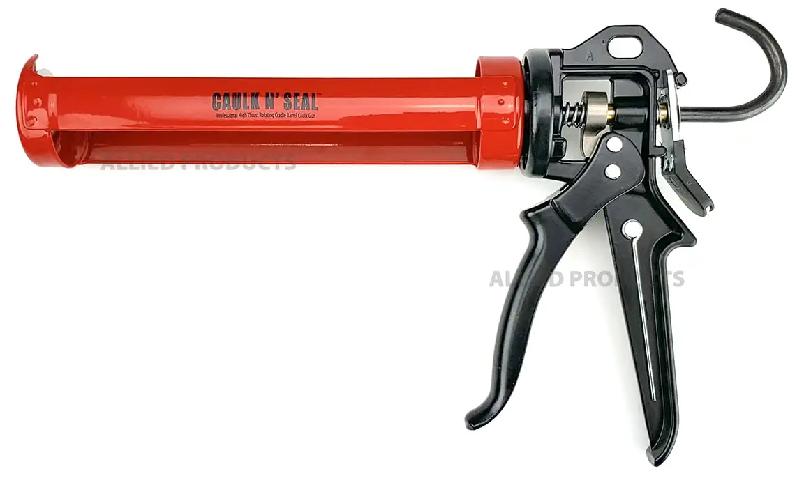 Heavy Duty Caulking Gun 310ml/10oz 18:1 Thrust Ratio Dripless Rotating Barrel for Smooth Application