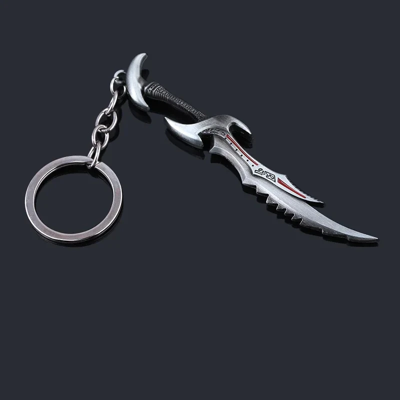 The Knife Keychain Online Elsweyr Coin Key Chain for Men Weapon Model Car Keyring Jewelry image 2