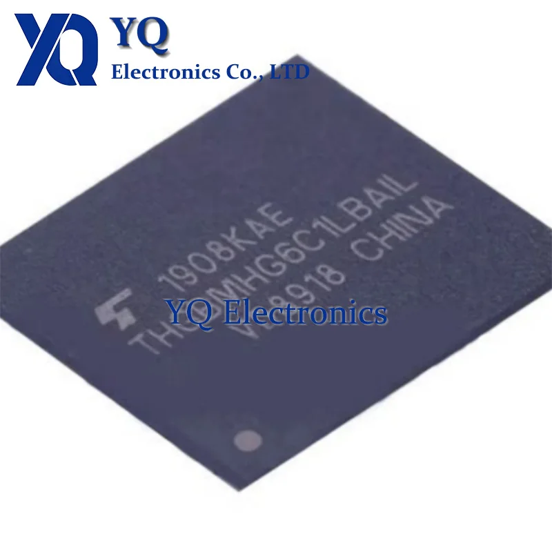 1PCS/lot New OriginaI THGBMHG6C1LBAIL BGA-153 5.1 version 8GB EMMC memory chip