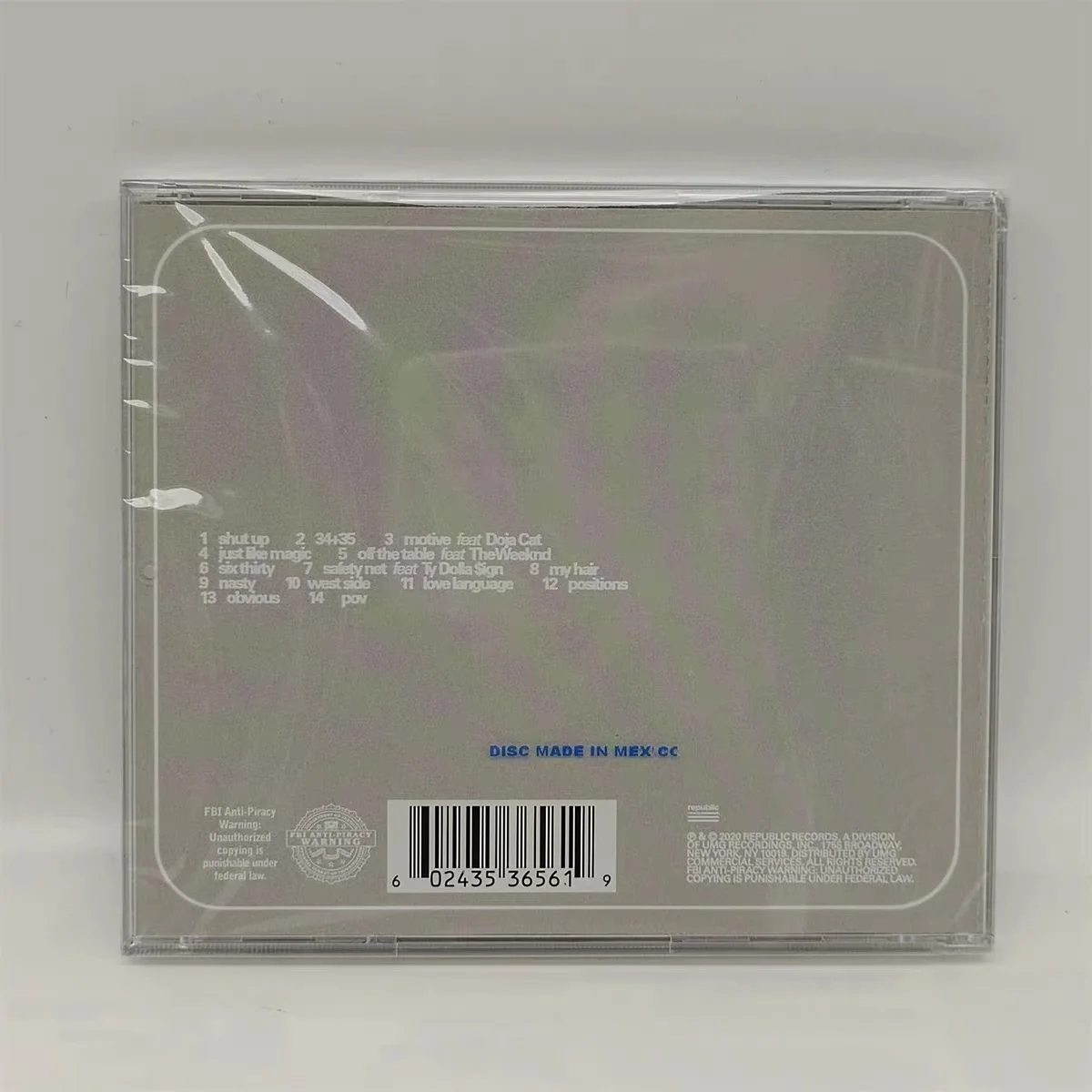 Retro Ariana Grande Muziek CD Posities Album Muziek Record Ari Cosplay Walkman Auto Soundtracks Box Party Muziek Collectie Geschenken