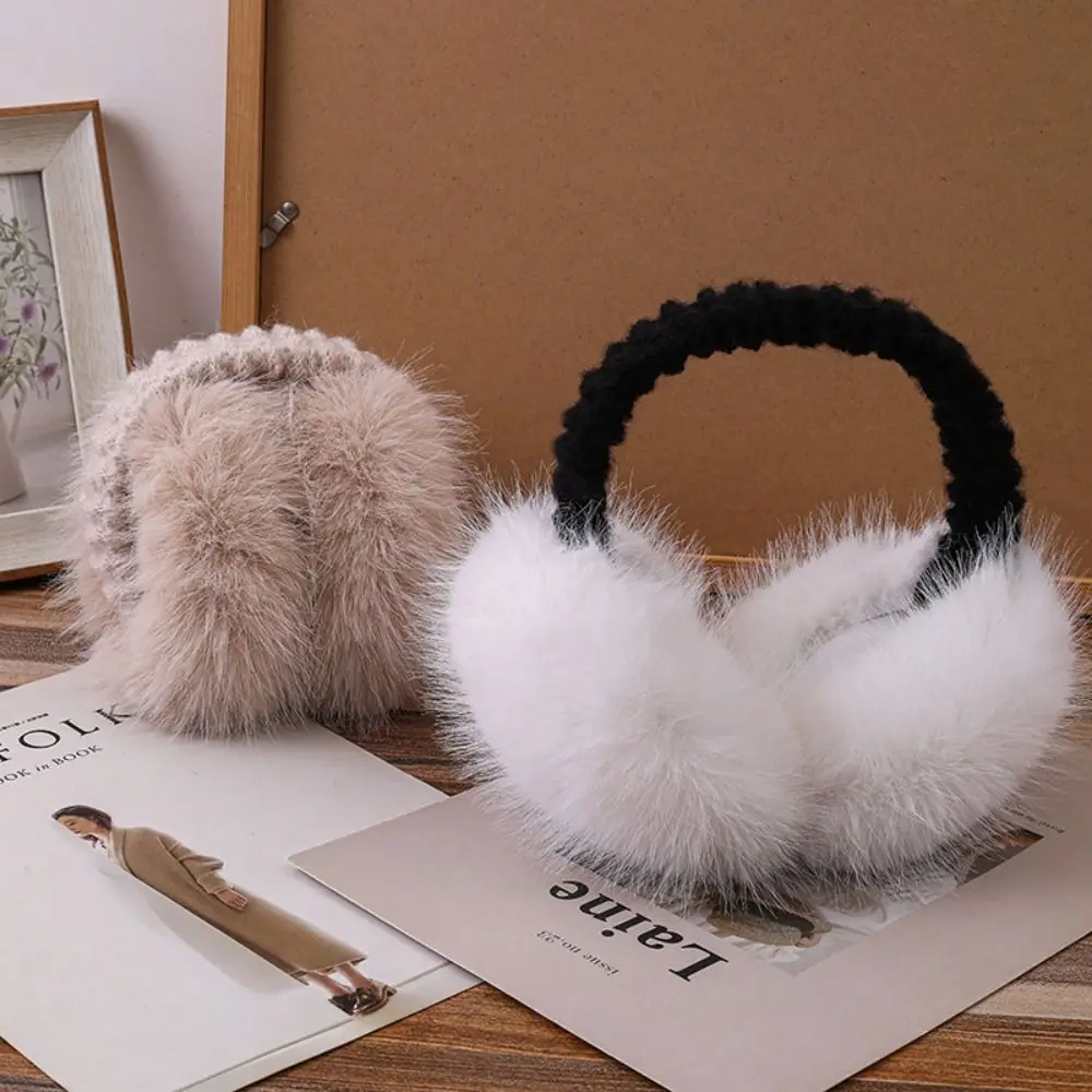 الشتاء الدافئة طوي غطاء للأذنين سميكة التجمد للطي الأذن دفئا الباردة حماية فو الفراء الأذن يفشل للنساء الرجال في الهواء الطلق