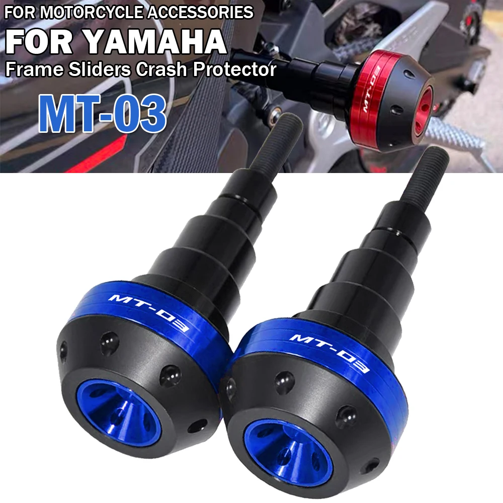 

Для YAMAHA MT-03 MT03 MT 03 2015-2018 2019-2024 защита от падения на мотоцикле CNC рамка ползунок защита от удара протектор