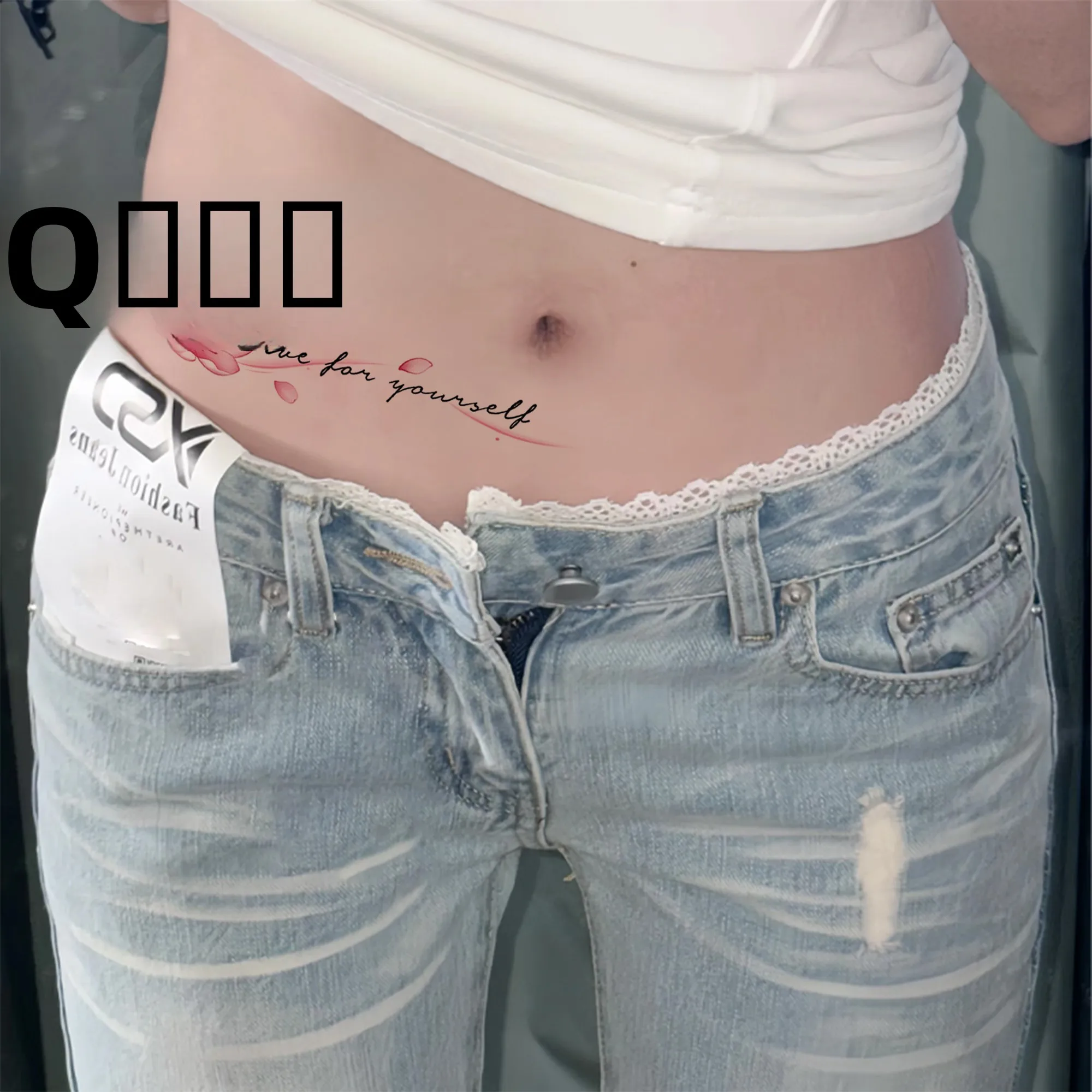  Women's Skeleton Key Tattoo Stickers Waterproof Long-lasting Arm Decorations European Style Home Decor Accessories