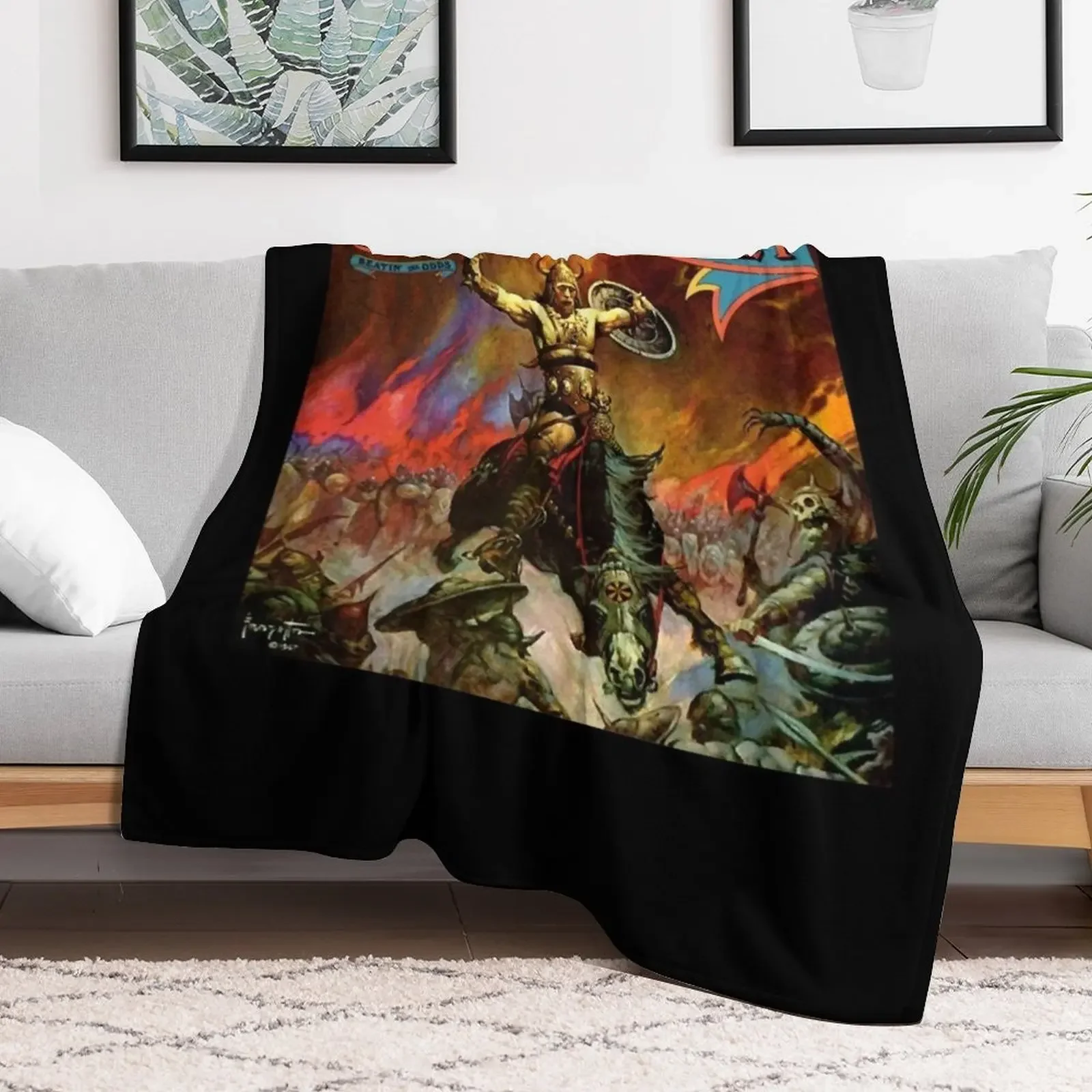 Molly Hatchet Throw Blanket Cozy Home Blanket Gift for Christmas Holiday