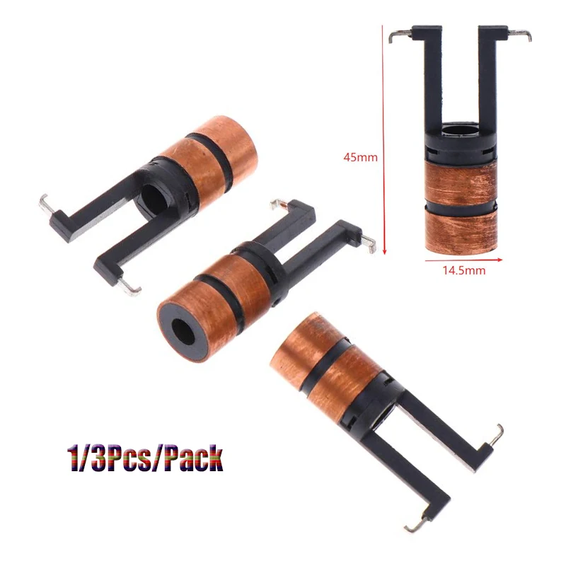 1/3Pcs Alternator Slip Rings Collecting Ring Car Collector Device Copper Head (6*14.5*45mm)