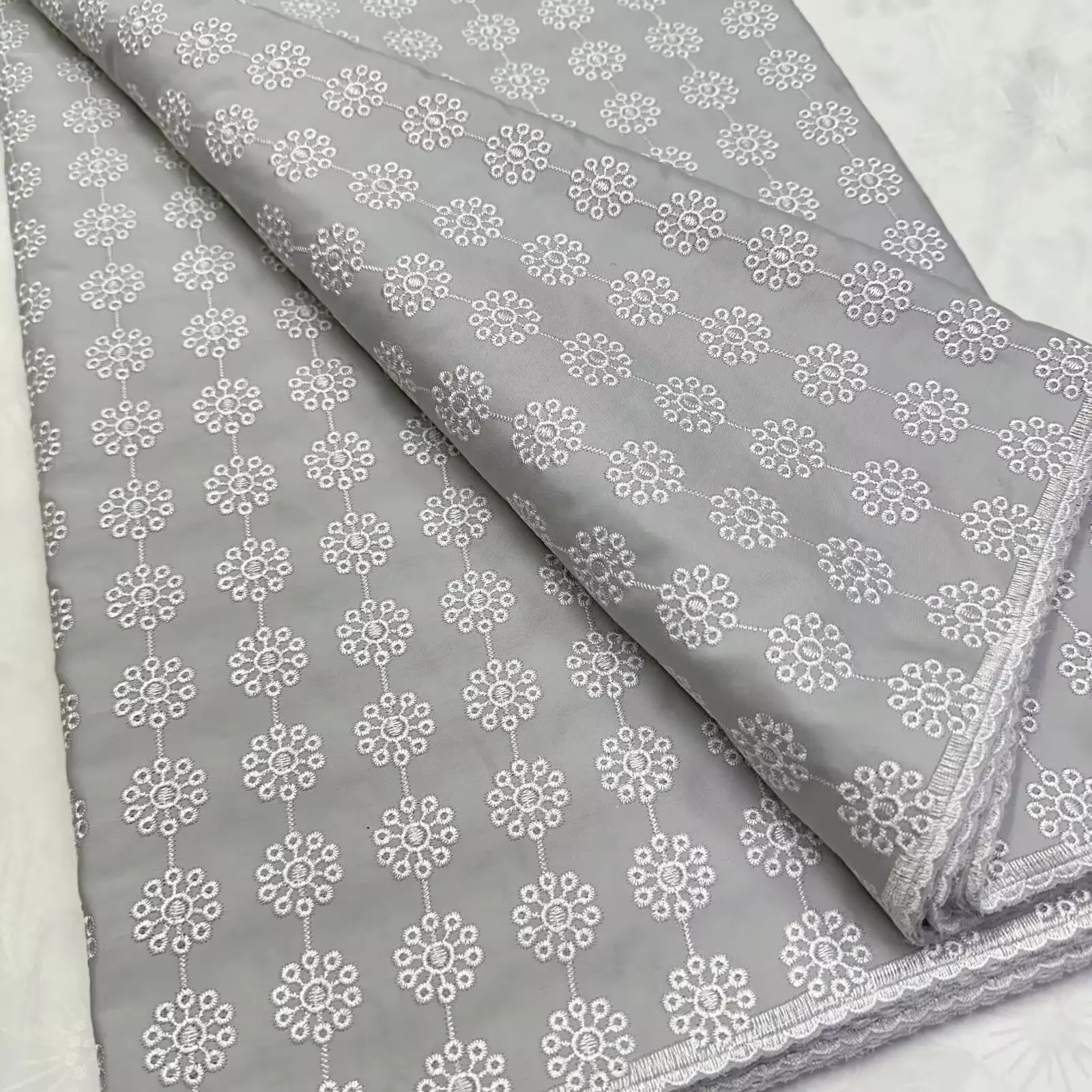 Нигерийская хлопковая польская атласная ткань с вышивкой, высококачественная швейцарская вуаль, кружевной материал для мужчин, стиль Дубая-LY