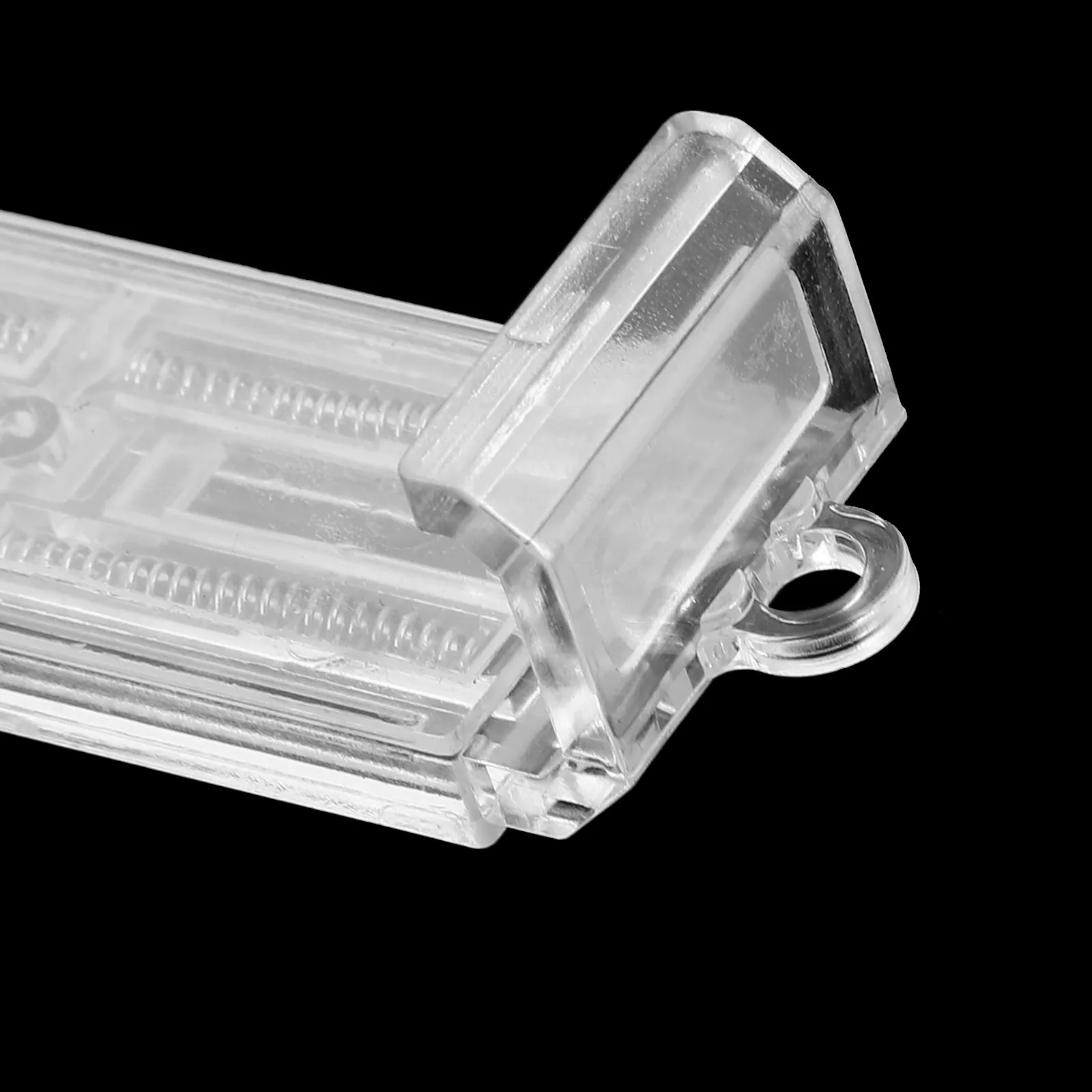 20Pcs Phone Case DIY Accessory Transparent Acrylic Adjustable Clip Holder for Stretchable Crossbody Lanyard Hanging