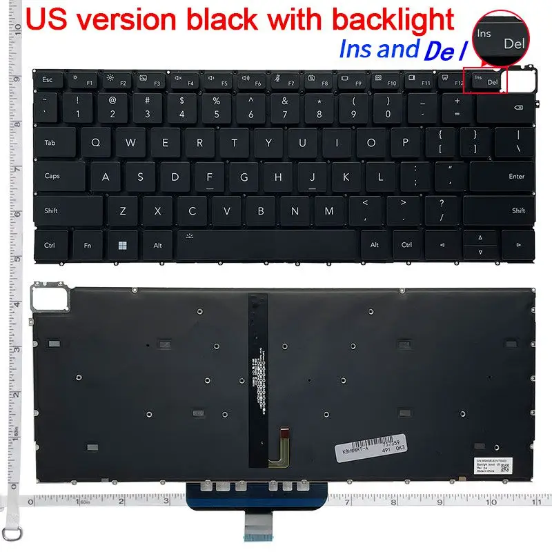 US NEW keyboard For HUAWEI MagicBook 21/22 View V14 x14 HGE-W56 HGE-W76 GLO-F56 GLO-F76 FRI-G56 FRI-F56 FRI-H76 FRI-F561 English