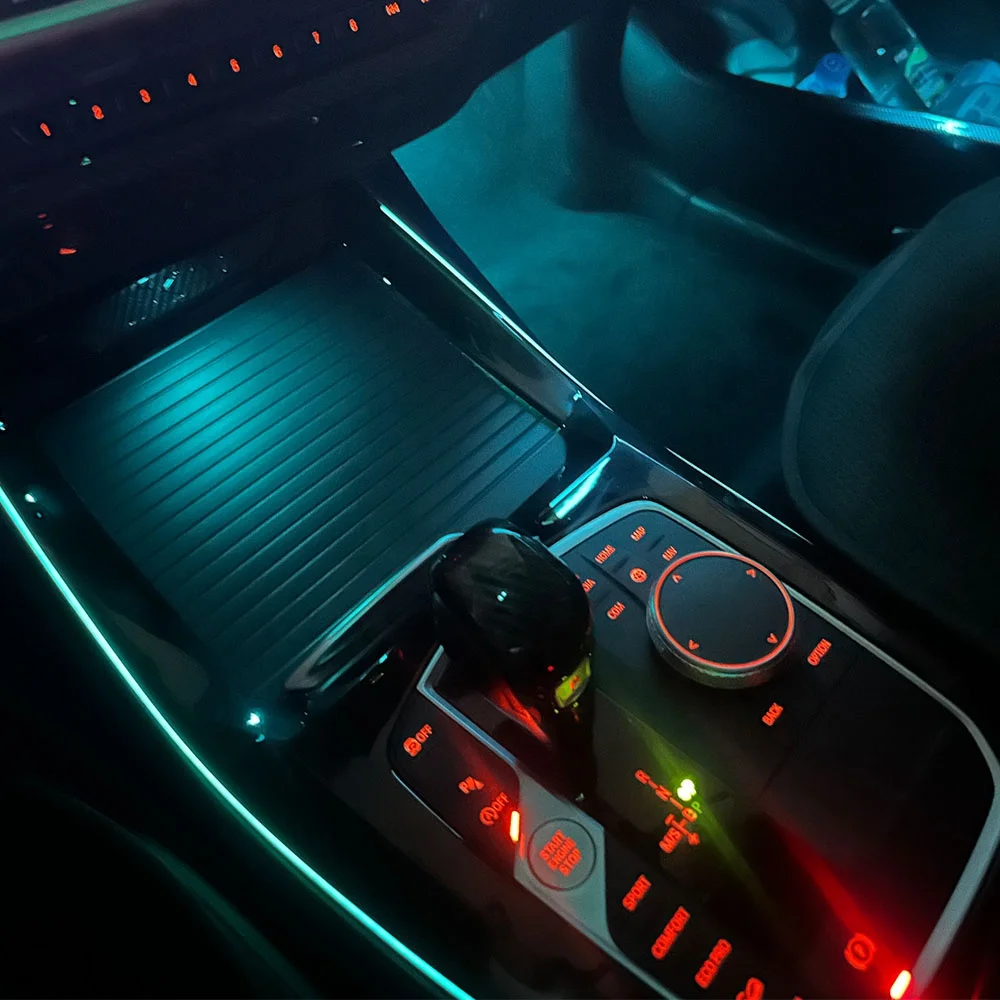 Upgrade Saddle Light LED Decorative Lamp Center Console Saddle Light Car Ambient Light For BMW X3 X4 IX3 G01 G02