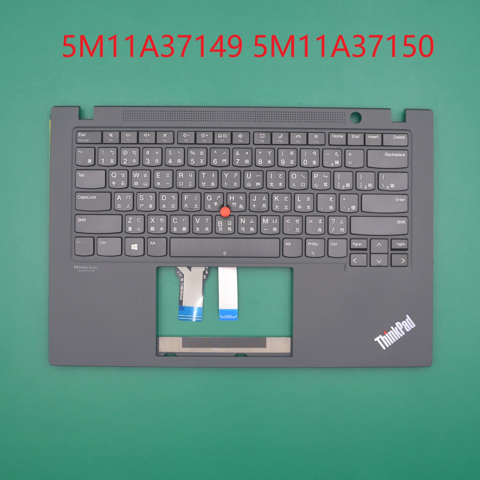 Keyboard Palmrest Top cover Taiwan for ThinkPad T14s Gen2 20WM 20WN 5M11A37149 5M11A37150 5M11A37151 5M11A37152 NEW