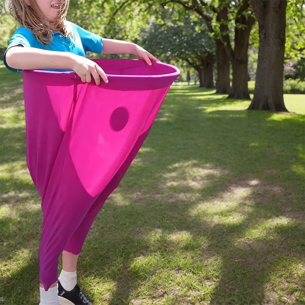 Granny Pants Field Family Reunion Game with 4 Bouncy Balls Freaky Party Game with Oversized Pants for Outside Backyard Field Day