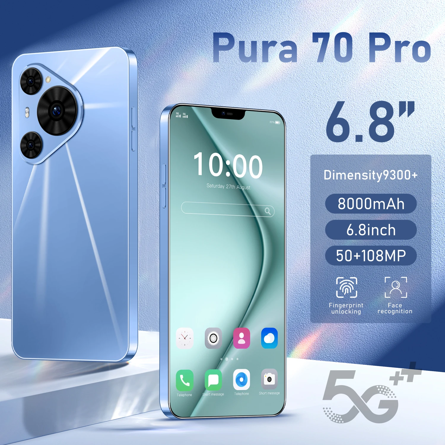 Global Version Pura 70 Pro Smartphone 5G 6.8