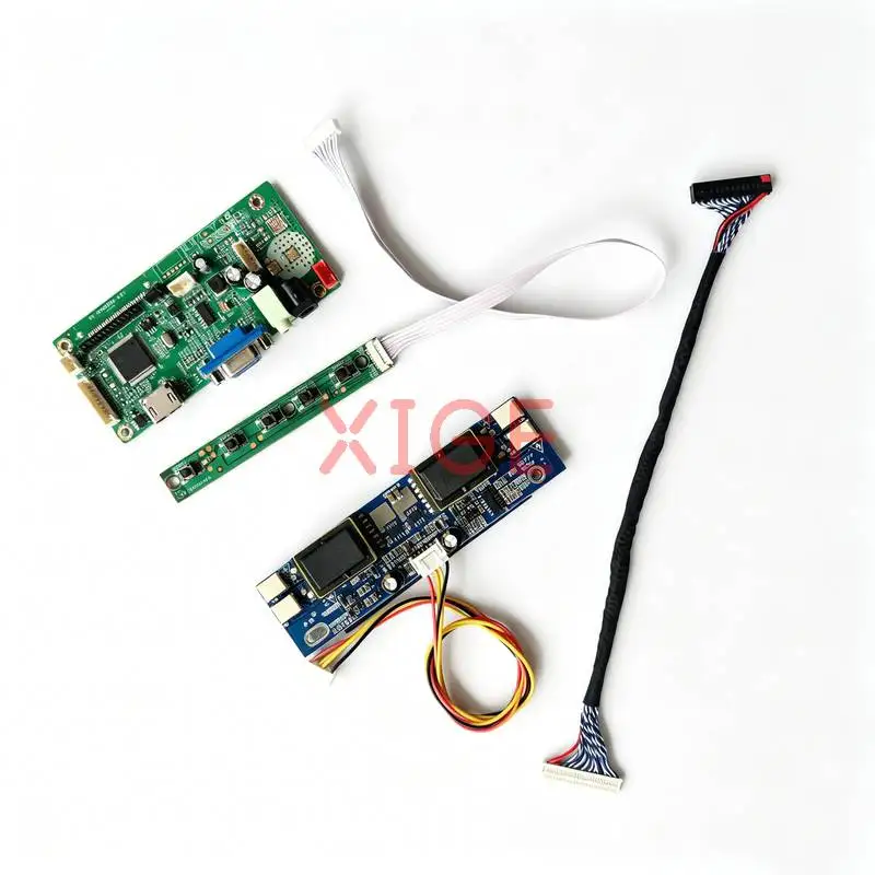 For HT17E12 HT17E11 HT17E13 HT17EX1 LCD Display Drive Controller Board Kit DIY 1280*1024 VGA+HDMI 4-CCFL 1280x1024 30 Pins LVDS