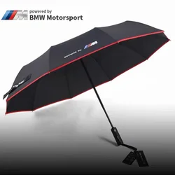 Parasol plegable automático para coche, sombrilla a prueba de viento para BMW M X1 X3 X5 X7 E39 E36 E46 E60 E90 E91 E92 F10 F20 F30 F01 G20 M3 M4 M5