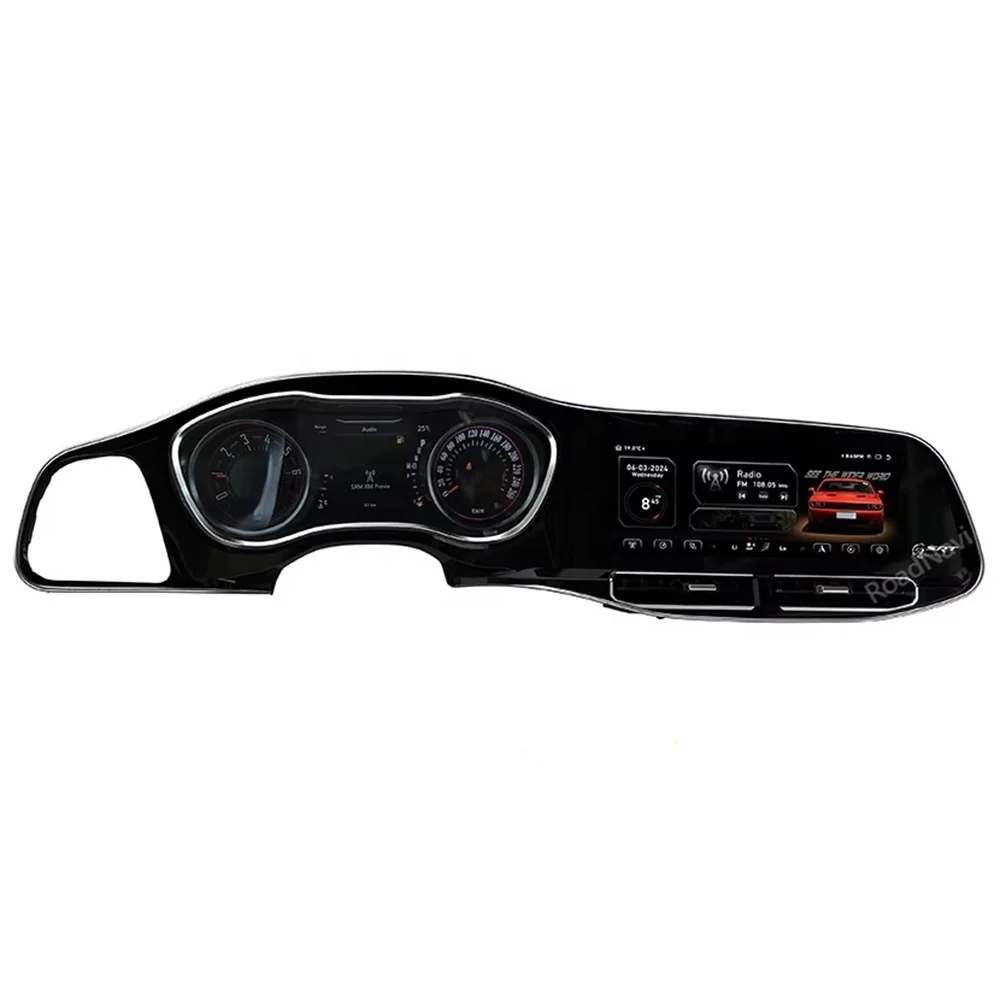 

RoadNavi 12.3'' Car Dvd Player for Dodge Challenger Hellcat SRT 2010-2023 Car Radio GPS Navigation
