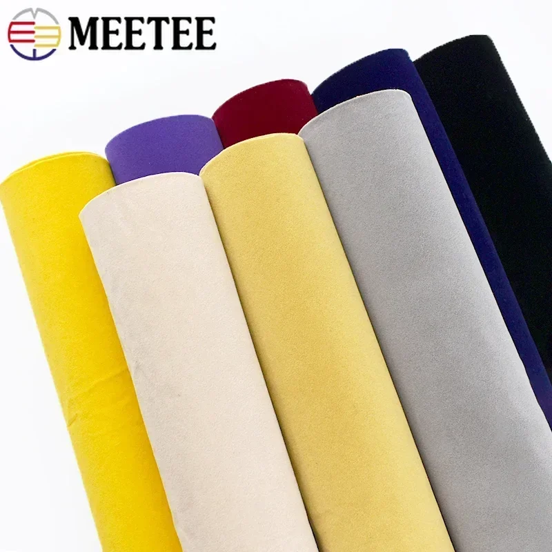 50/100*145cm 1.2mm Thick Self Adhesive Velvet Fabric Sticky Flock Fabrics DIY Jewelry Box Sofa Table Car Drawer Liner Backing