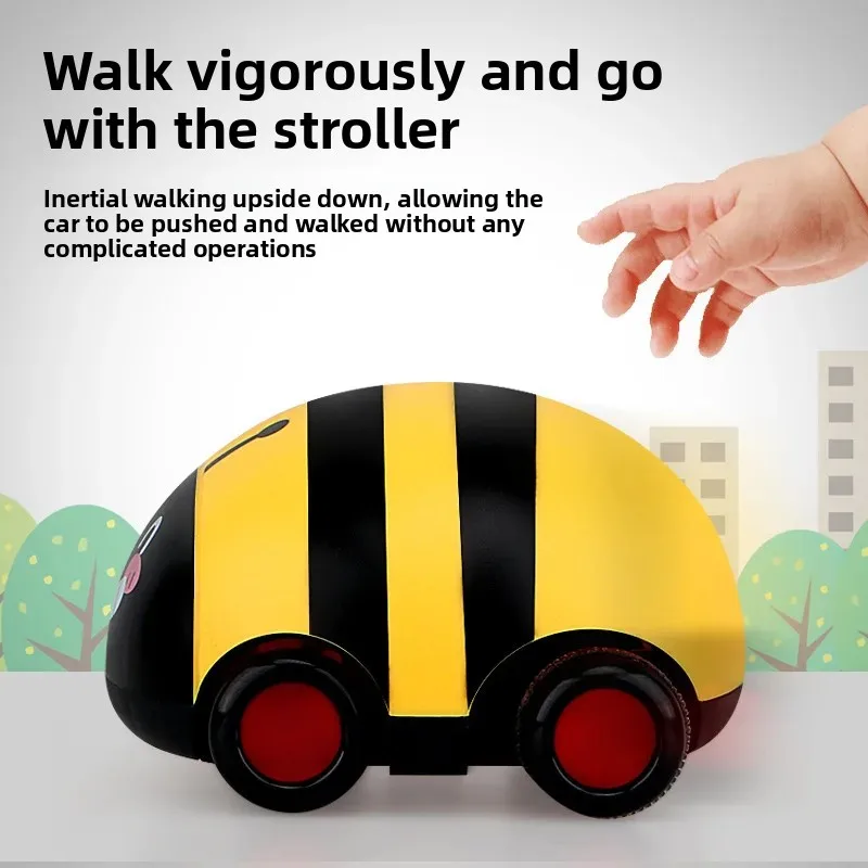 国境を越えた子供用慣性スライド七点式ベビーガールおもちゃ車小さな蜂幼稚園ギフトスプリング巻きおもちゃ