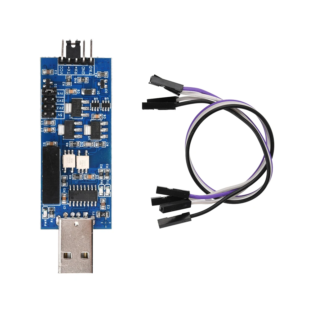 CH340 Photoelektrisches Isolations-Seriellportmodul USB zu TTL Seriellportmodul 5V 3,3V 2,5V 1,8V Vierstufige USB-Schnittstelle – Detail 1