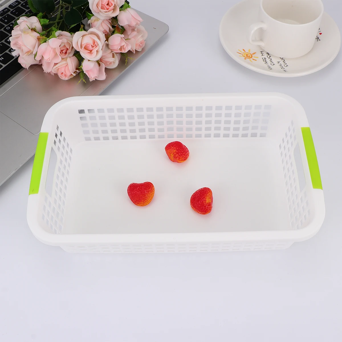 

10 Pcs Plastic Storage Basket Rectangle Containers ganizers Breathable Sundry Lightweight Compact Stylish H Nursery Kids