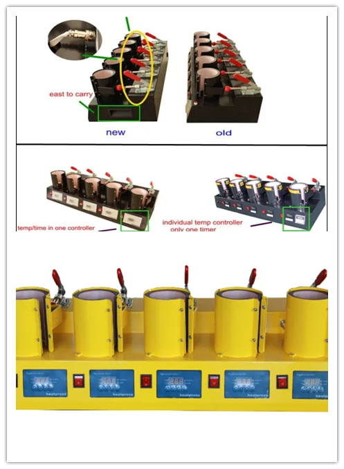 Factory Outlet 5 in 1 With Competitive Price Mug Press 18oz 19oz Suitable for Advertisement Presents and Marketing Activities