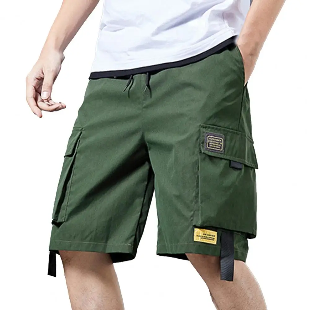 سراويل كارجو كاجوال للرجال بجيوب كبيرة ، مقاس عادي ، ملابس ركض يومية مع فستان برمودا ، طراز 90 ، موضة جديدة ، توي