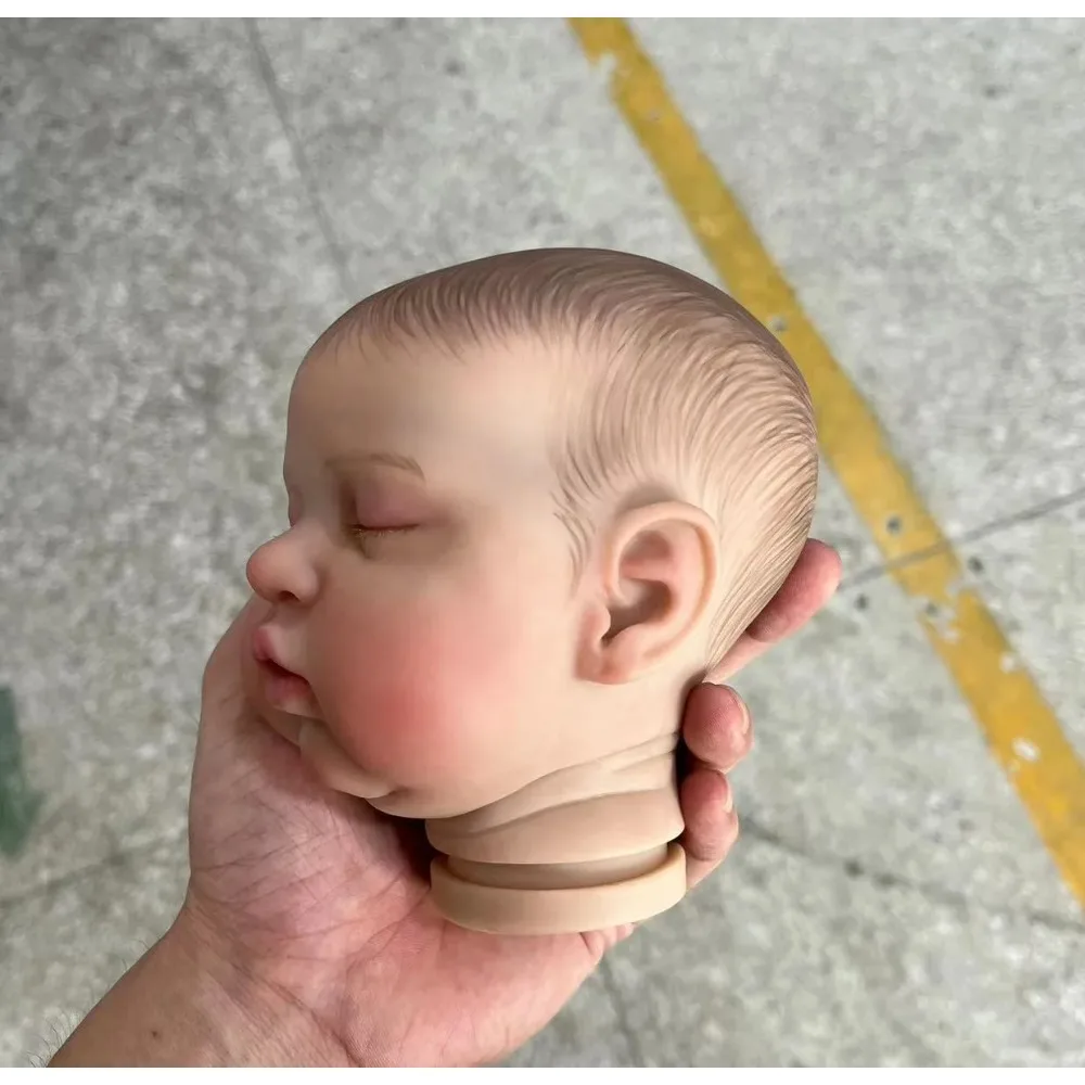 19inch Already Painted Kits Very Lifelike Baby Teddy Reborn Doll Kit 3D Painting Skin with Many Details Veins Reborn Doll Parts