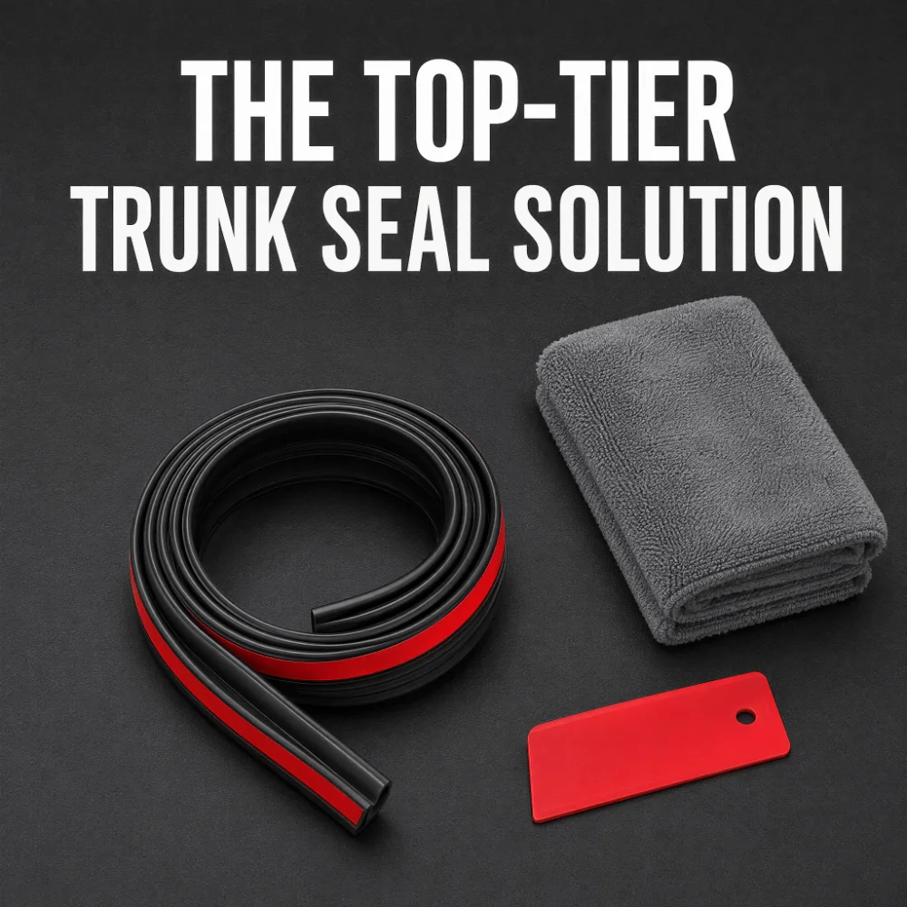 Rubber Car Trunk Seal Strip Waterproof Dustproof Roof Weather Stripping Sound Insulation Flexible Trunk Upper Seal
