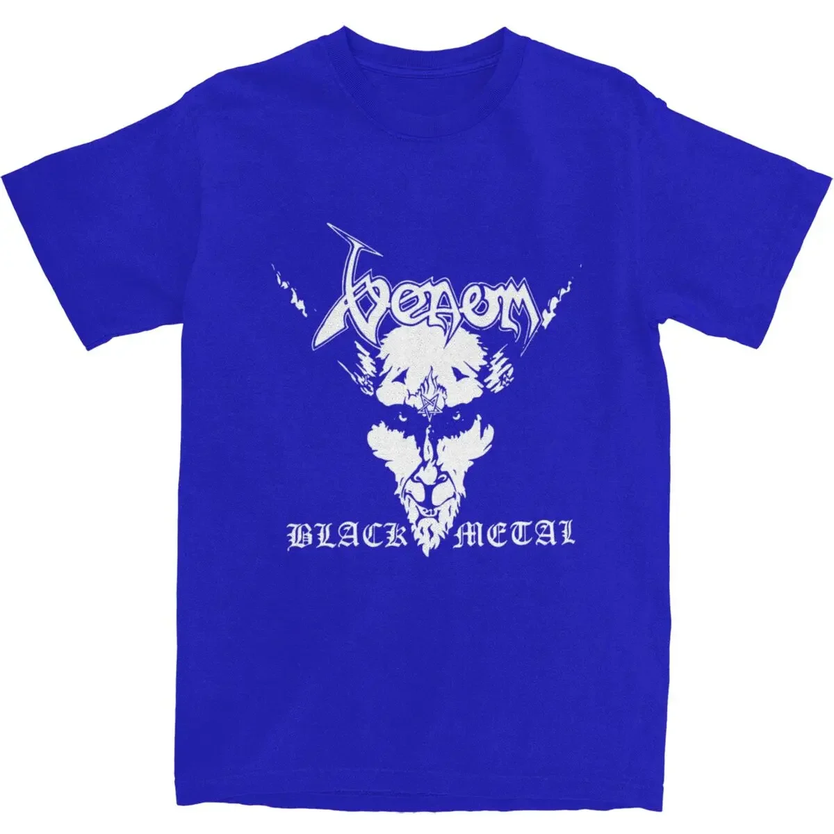 for Men Women Funny 100% Cotton Unique Cloth  Accessories Venom Black Metal Apparel Shirt Men Women Pure Cotton Casual T-shirt