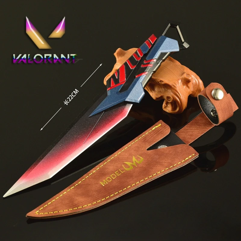 22 センチメートル新 VALORANT ゲームフィギュア周囲金属職人技モデルデスクトップ装飾装飾品男の子クリスマスギフトおもちゃ