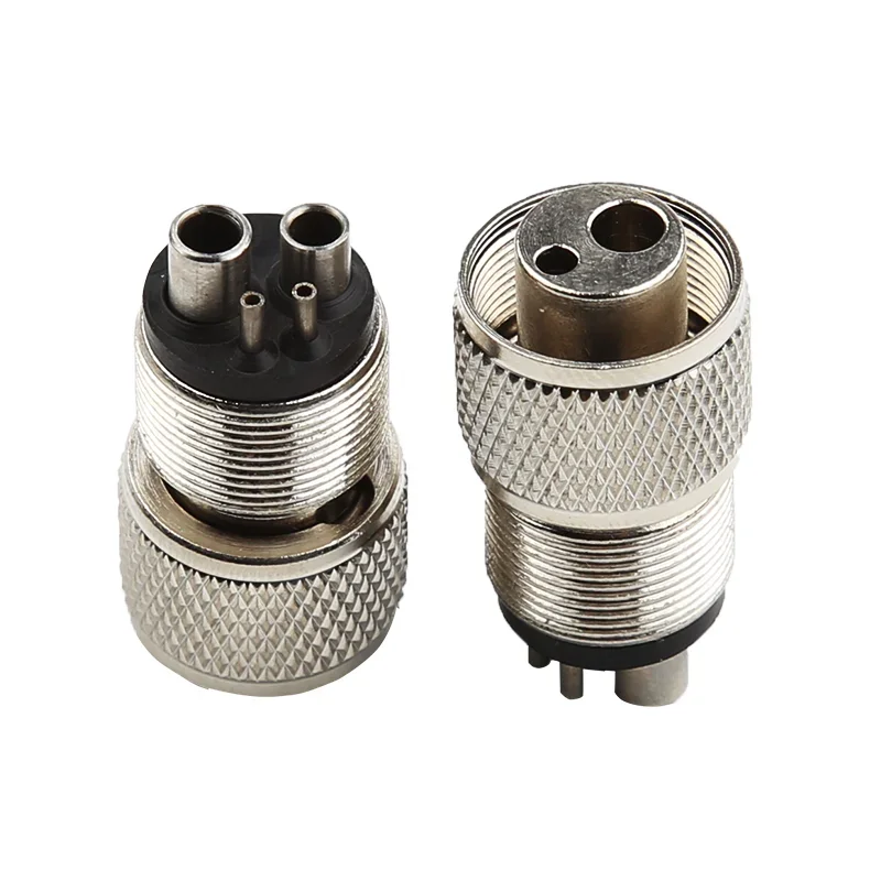 Dental Handstück Adapter Turbine Stecker Koppler 2/4 Löcher Wechsler Dental Instrument Teile Handstück Adapter Werkzeug – Detail 1