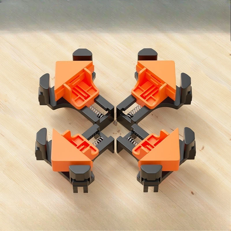 

Woodworking Angle Clamps 5-22mm Corner Mate Portable 90 Degree Spring Clip Cabinets Photo Frame DIY Right-angle Fixator Tool