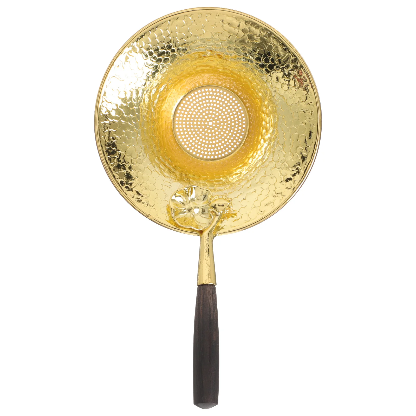 

Filters Gold Flower Pattern Copper Strainer For Home Creative Infuser Milk Tea Strainer Tea Accessories