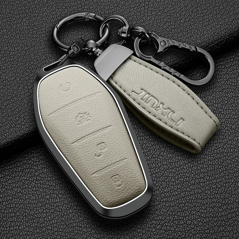 Remote Key Cover For BYD Dolphin Seagull Song Plus Yuan Pro Seal U Sealion 6 7 Atto 3 2 Zinc Alloy Key Case Car Accessories