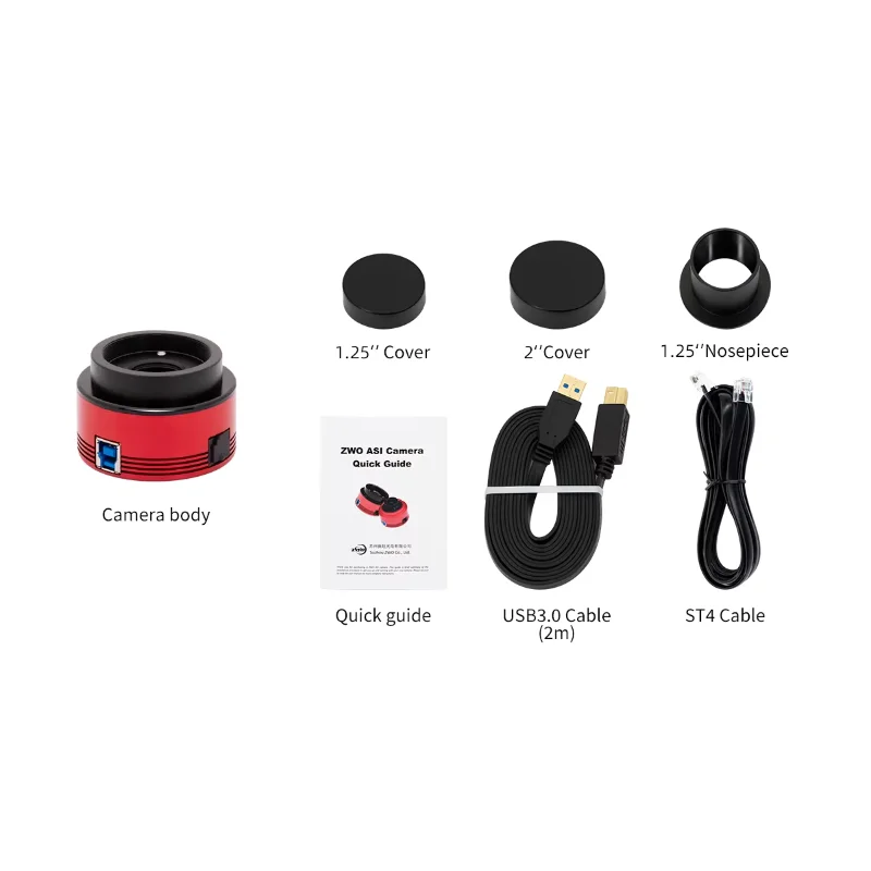 Astronomisches Okular Astronomie Dsp Farb-CCD für Teleskop Digital ZWO ASI482MC USB3.0 Guide Star