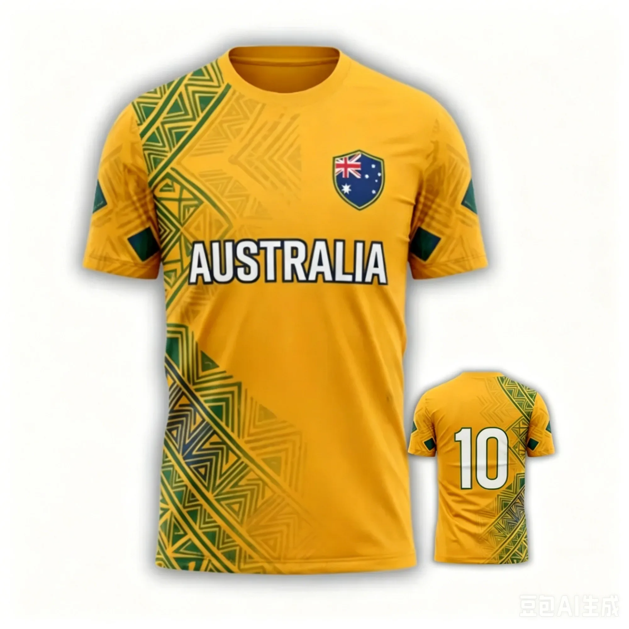 Australian soccer jerseys, Australian football shirts, Australian flag emblem prints, gifts for fans