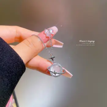 6 best sales 土星球形項鍊 - №4