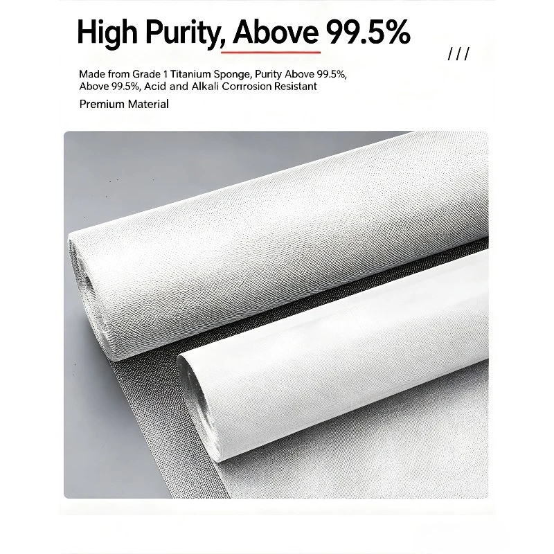 High Purity Ti Mesh Electrode with Pt Ir Ru Coating,Acid Resistant Electrolyzer Part for University ExperimentHydrogenProduction