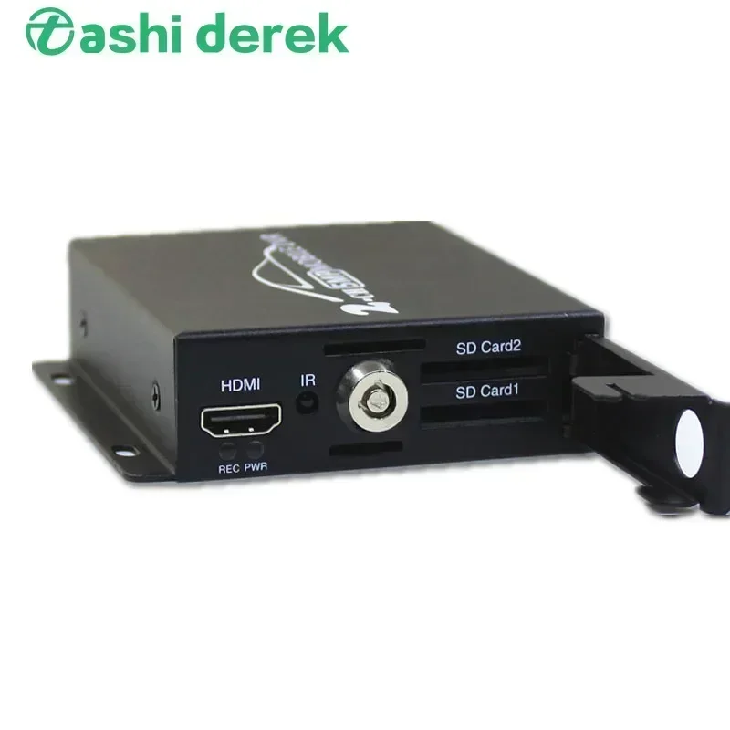 Imagem -02 - Mini 2ch Veículo Móvel Carro Dvr Ahd Câmera Cvbs Cctv Caixa de Gravação Gravador de Vídeo Canais Dvr para Caminhão Ônibus 5mp