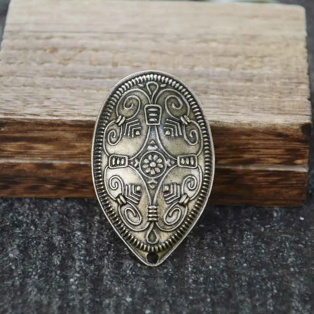 1Pcs Ancient Viking Brooch Sweden Scandinavian Costumes Vintage Metal Badge Brooches Pins Amulet Jewelry Accessories