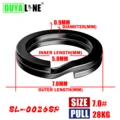 Black 7mm 50pcs