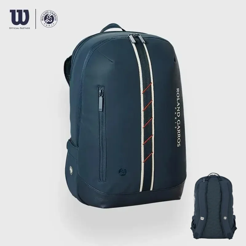 

2025 Wilson 2PK Tour Roland Garros Rucksack vintage tennis racket backpack Tennis Racket Bag Accessories Bag for Men and Women