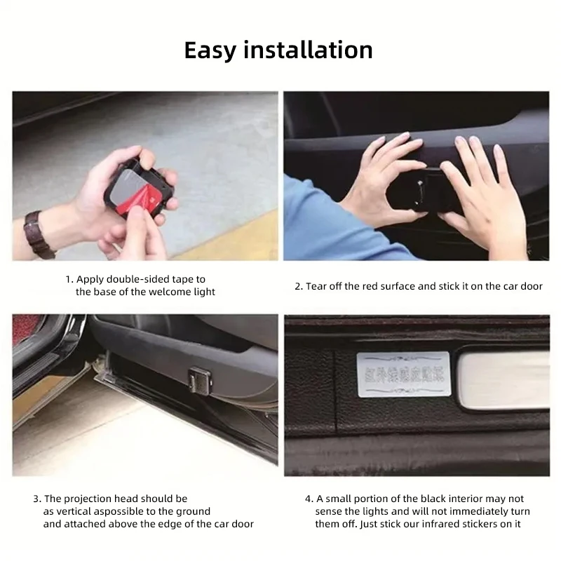 Car HD Projector Door Light Welcome Lamps Accessories For Mazda 2 3 6 5 Atenza CX30 CX90 CX60 CX50 MX30 CX3 CX5 MX5 CX7 Axela CX view 6