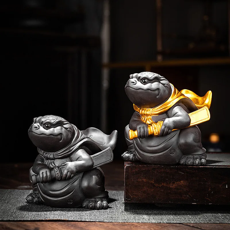 

Tea Pet Ornament Knife Pulling Creative Premium Nurturable Tea Set Accessories Purple Clay Creative Tea Pet