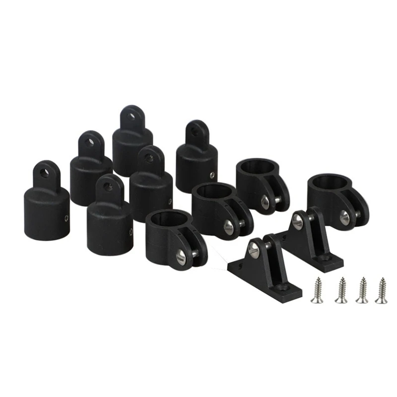 

12Pc 25Mm Marine Canopy Deck Hinge Claw Sliding Eye End Fittings Hardware General DIY Tools Solid Hardware Tools Easy Install