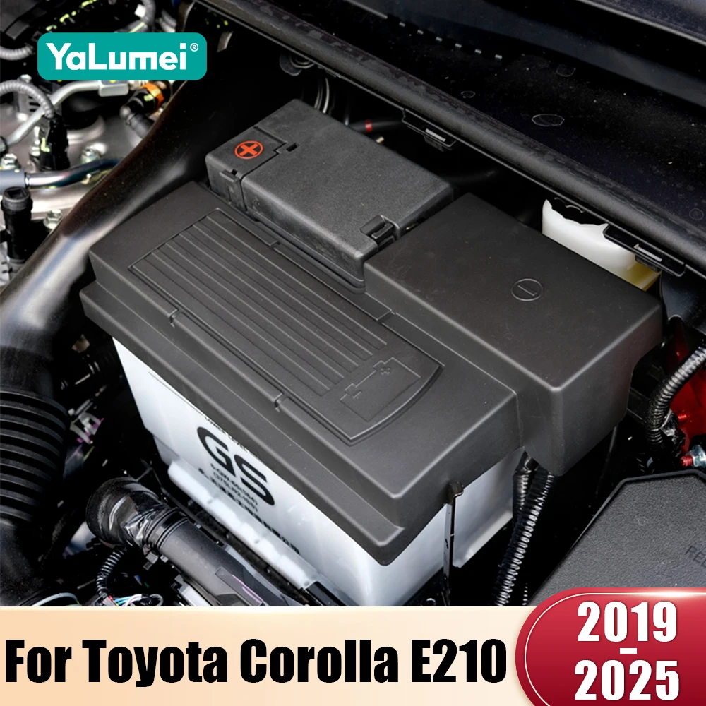 For Toyota Corolla E210 2019 2020 2021 2022 2023 2024 2025 ABS Car Battery Negative Cover Waterproof Mat Accessories