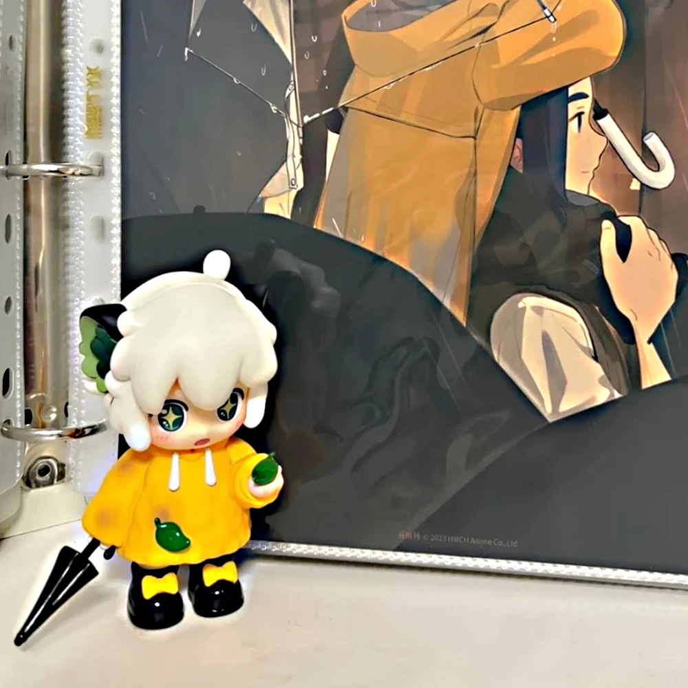 Cute Luo Xiaohei Mini Figurine Anime Style Home Decor Offce Desk Decoration Gift for Friends and Anime Fans Collectible ltem