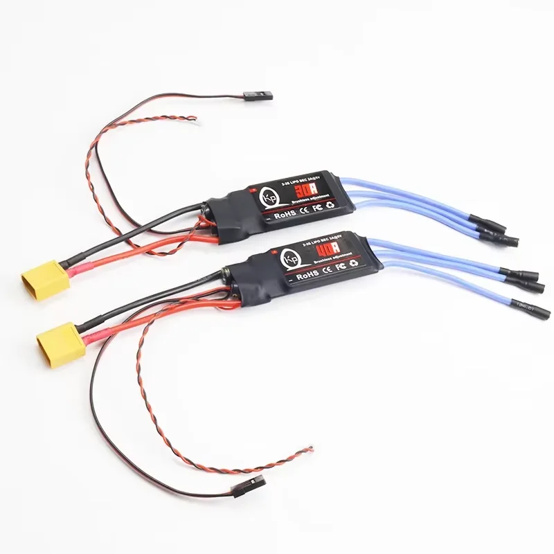 Voltage Signal Return Brushless 40A/30A ESC Speed Controller 2-4S With 5V 3A UBEC RC FPV Quadcopter Airplanes F450 30A Motor