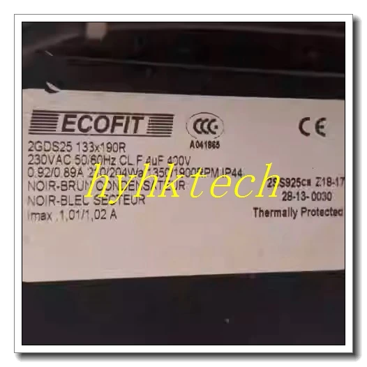 2GDS25 133*190R 2GDS35 133*190R  230V  Turbo centrifugal fan,100% tested before shipment for 2GDS35 133*190L